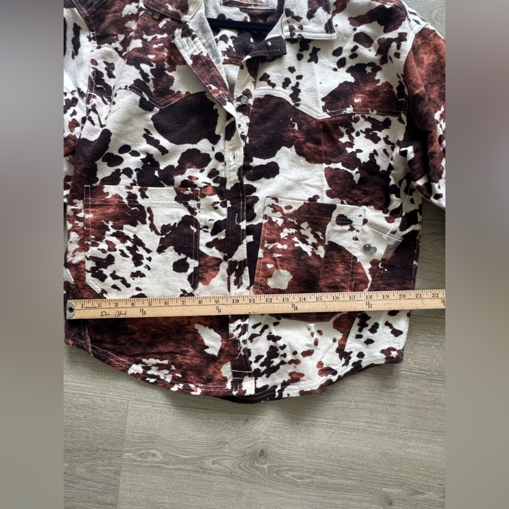 We The Free Brown and Cream Teddy Jacket - Picture 12 of 16